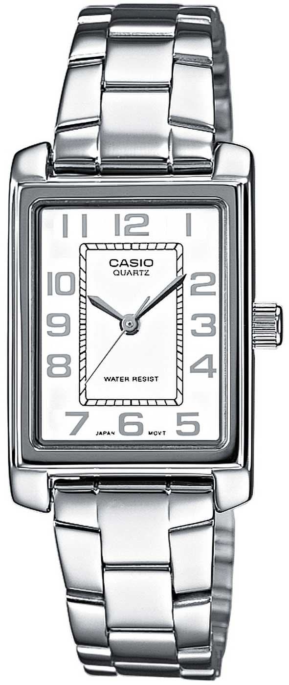 Casio Timeless LTP-1234PD-7BEG Women's Watch • Classic Design • Stainless Steel