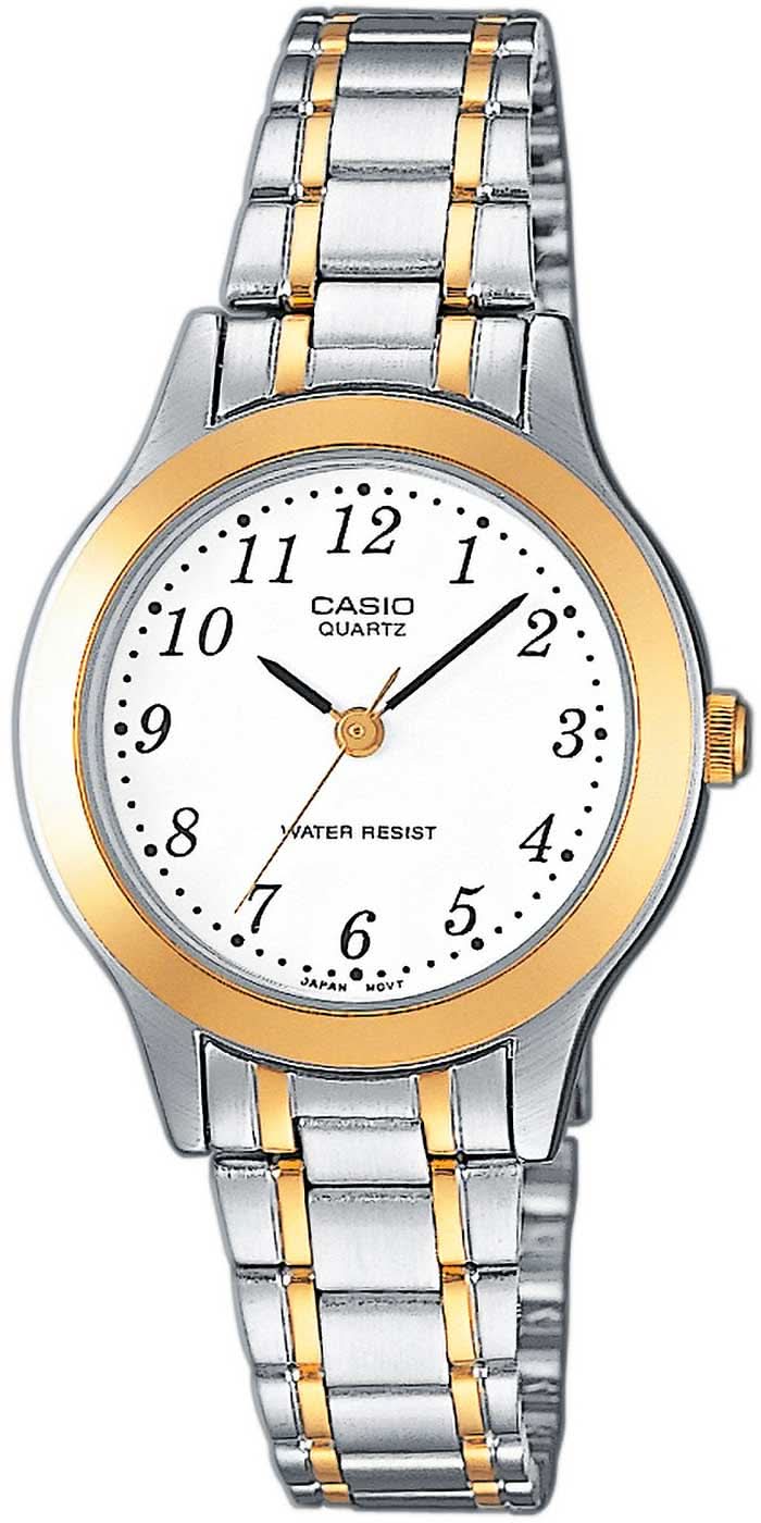 Casio Timeless Collection LTP-1263PG-7BEG Women's Watch • Elegant Bicolor Design • Classic Timelessness