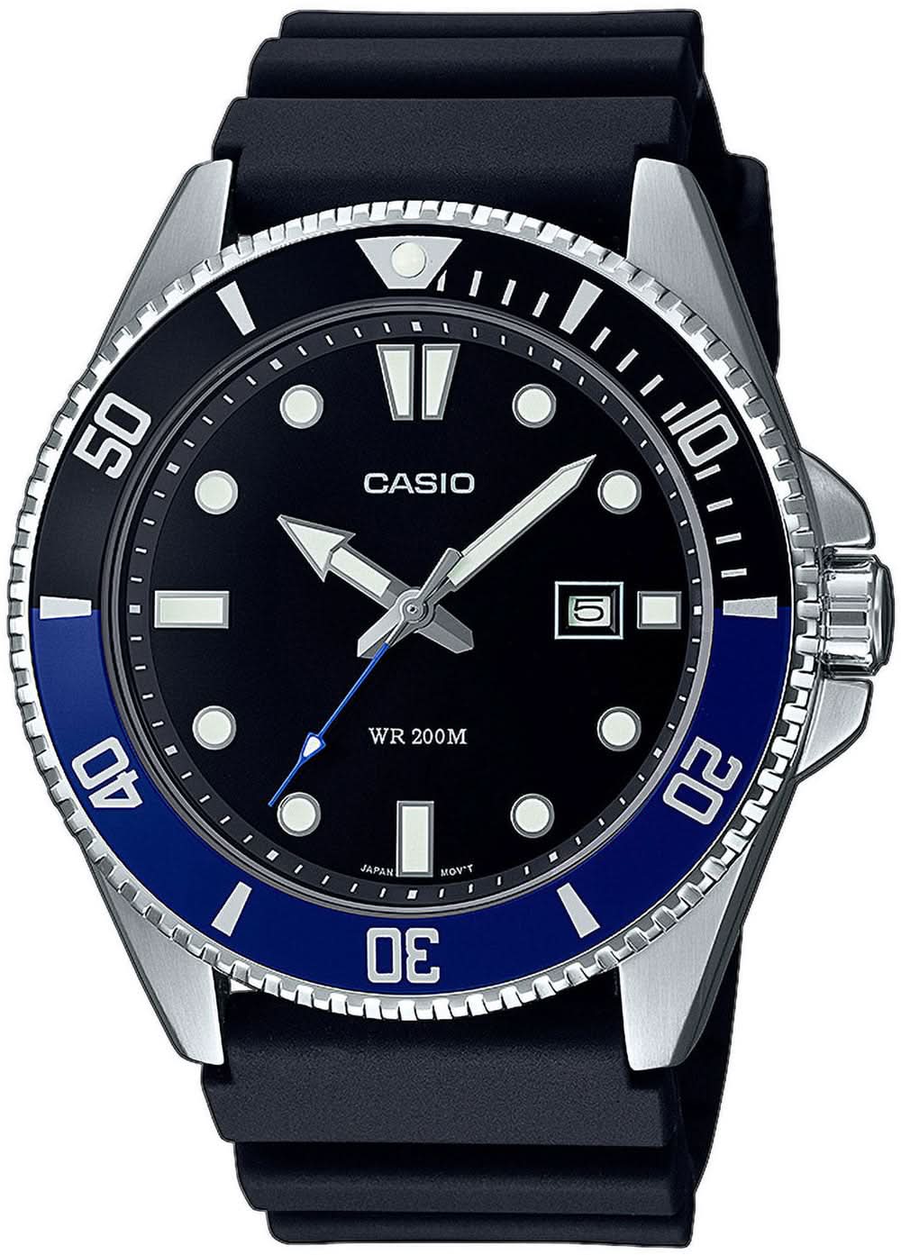 Casio Collection MDV-107-1A2VEF Men's Watch • 20 bar water resistance • Classic diver design