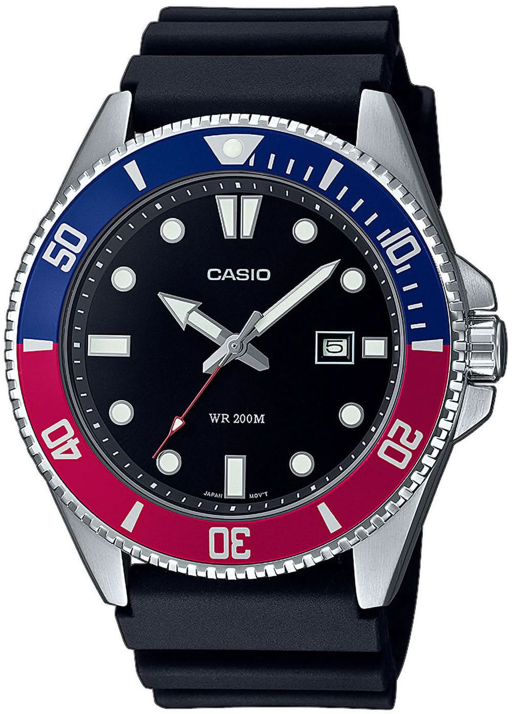 Casio Collection MDV-107-1A3VEF Men's Watch • 20 bar water resistance • Sporty diver design