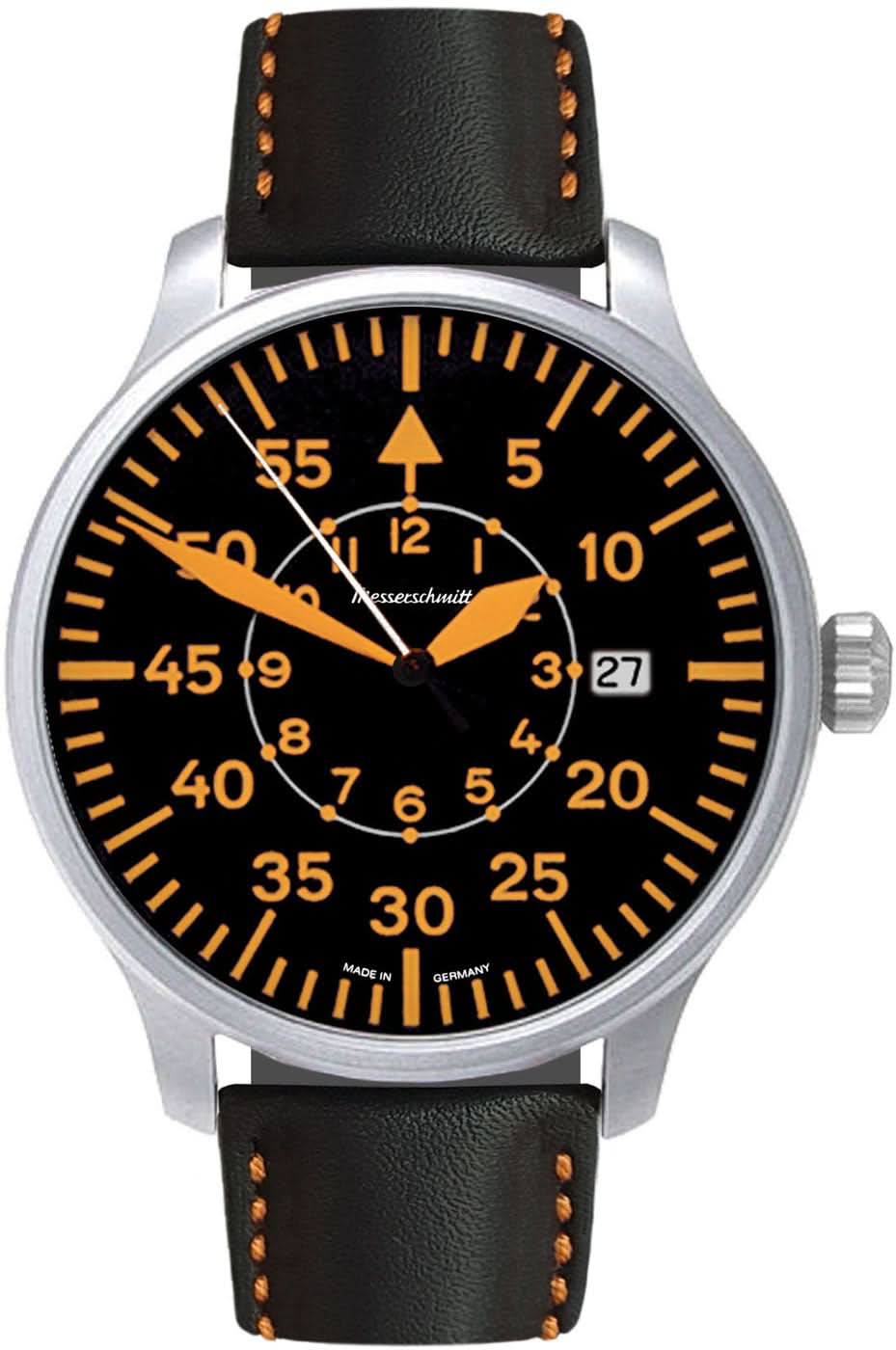 Messerschmitt Pilot ME-420PL Men's Watch • Historic Pilot Design • Made in Germany