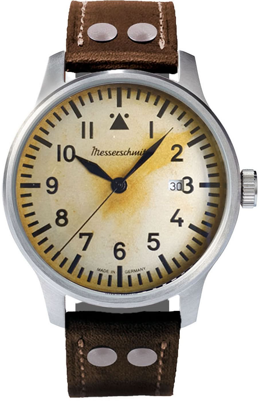 Messerschmitt Pilot Watch ME-42Vintage1 Men's Watch • Historic Pilot Design • Made in Germany