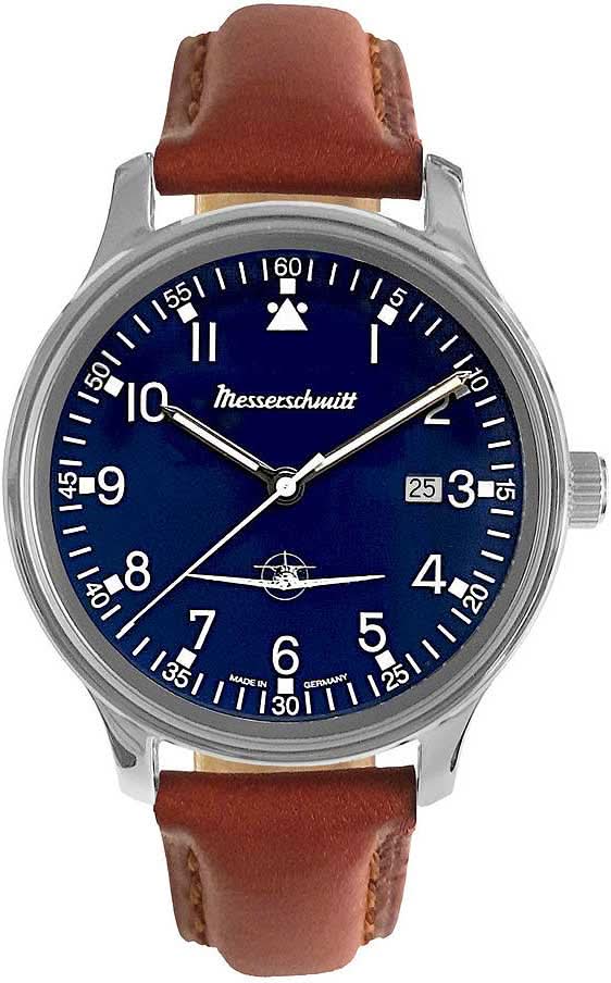 Messerschmitt Pilot Watch ME42-108L Men's Watch • Made in Germany • Swiss Quartz Movement