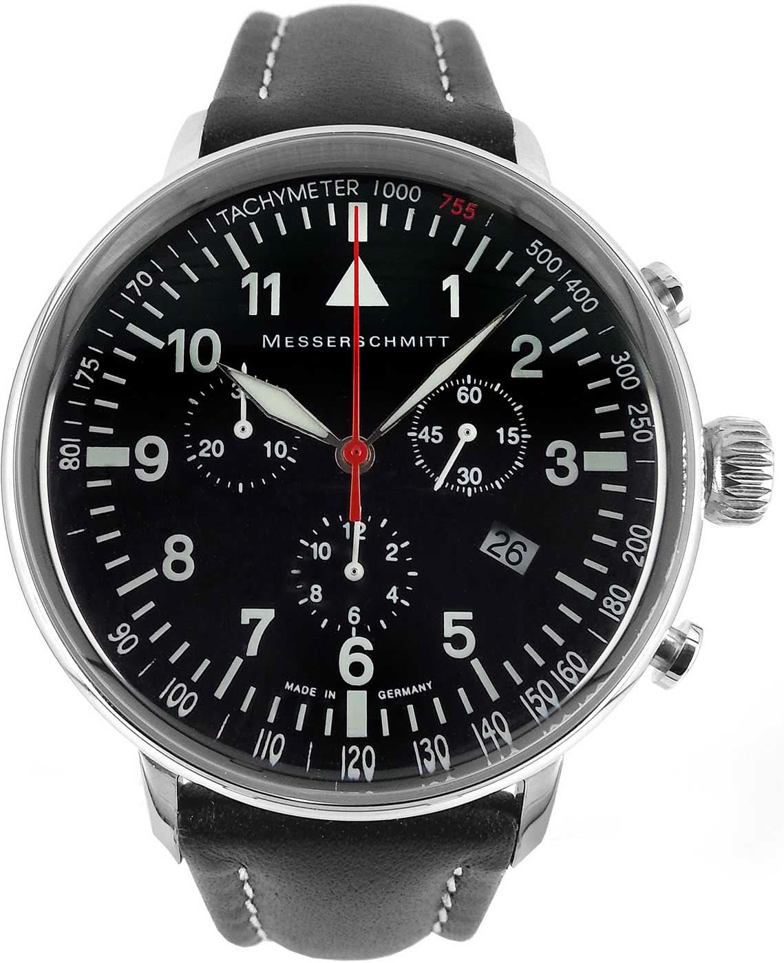 Messerschmitt ME-209 ME-755 Men's Watch • Made in Germany • Historic Aviation Design