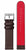 Mondaine Doppio MLE.41240.LGV Men's Watch • Vegan Grape Leather • Swiss Sapphire Crystal