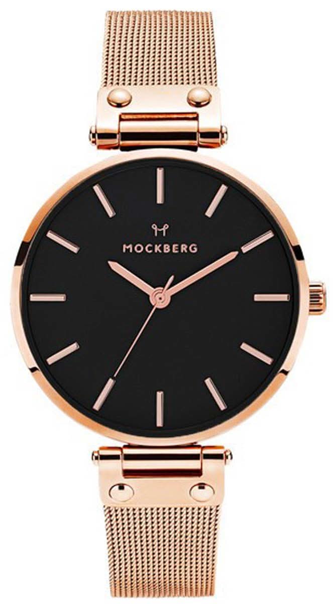 OPS! Mesh MO508 Women's Watch • Rose Gold & Black • Miyota Quartz Movement