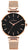 OPS! Mesh MO508 Women's Watch • Rose Gold & Black • Miyota Quartz Movement