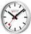 Mondaine Wall Clock 25 cm Ø Aluminum • Wi-Fi Connectivity • Stop2go Function