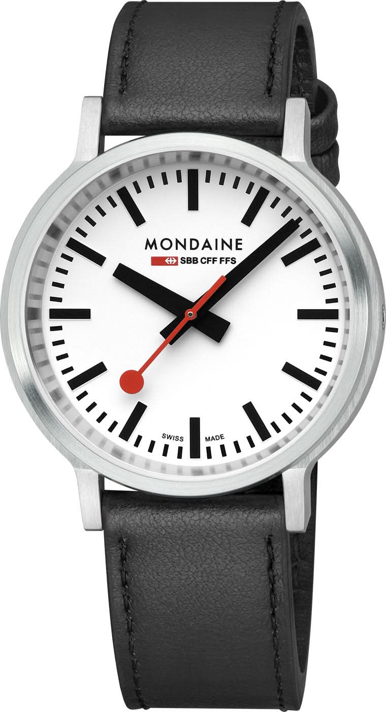 Mondaine Stop2Go MST.4101B.LBV.2SE Men's Watch • SBB Design
