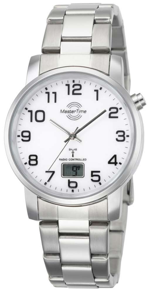 Master Time Basic MTGA-10300-12M Men's Watch • Radio-Controlled Precision • High Readability