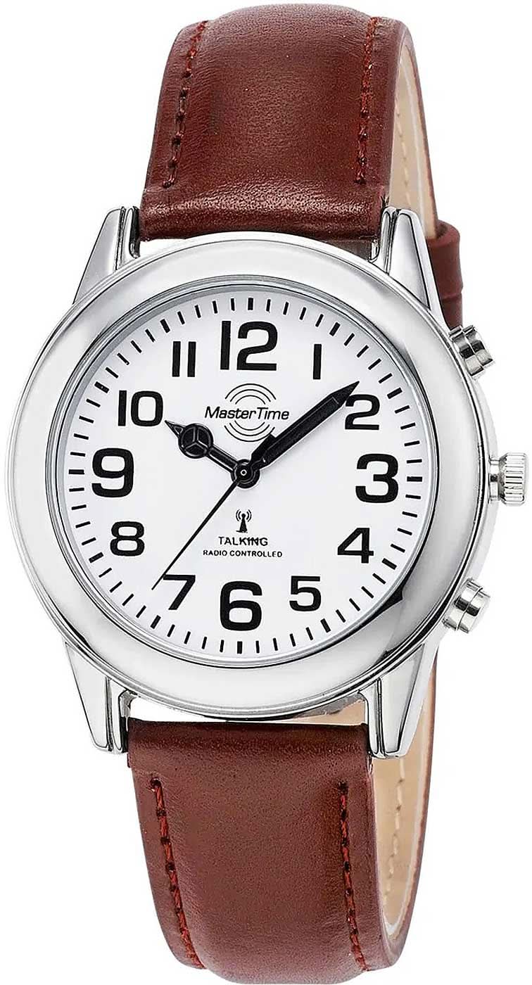Master Time Talking MTGA-10806-12L Men's Watch • Radio Controlled • Talking Clock