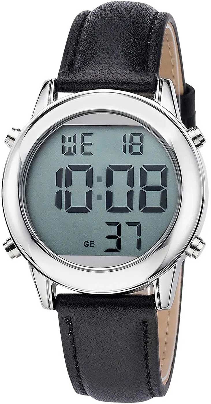 Master Time Radio-Controlled Talking Watch MTGA-10811-85L Men's Watch • Time Announcement • Radio Precision