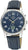 Master Time Funk MTGA-10815-31L Men's Watch • Precise Radio Technology • Blue Leather Look