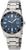 Master Time Herrenuhr mit blauem Zifferblatt, Datumsanzeige 16 und Edelstahlarmband