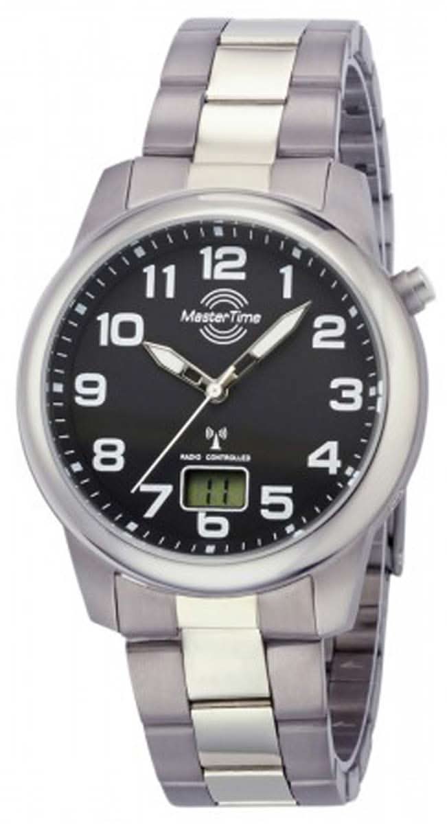 Master Time Titan Funk MTGT-10651-50M Men's Watch • Radio-Controlled Precision • Ultra-Light Titanium