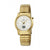 Master Time Basic MTLA-10313-12M Damenuhr Gold • Funkuhrwerk • Datumsanzeige