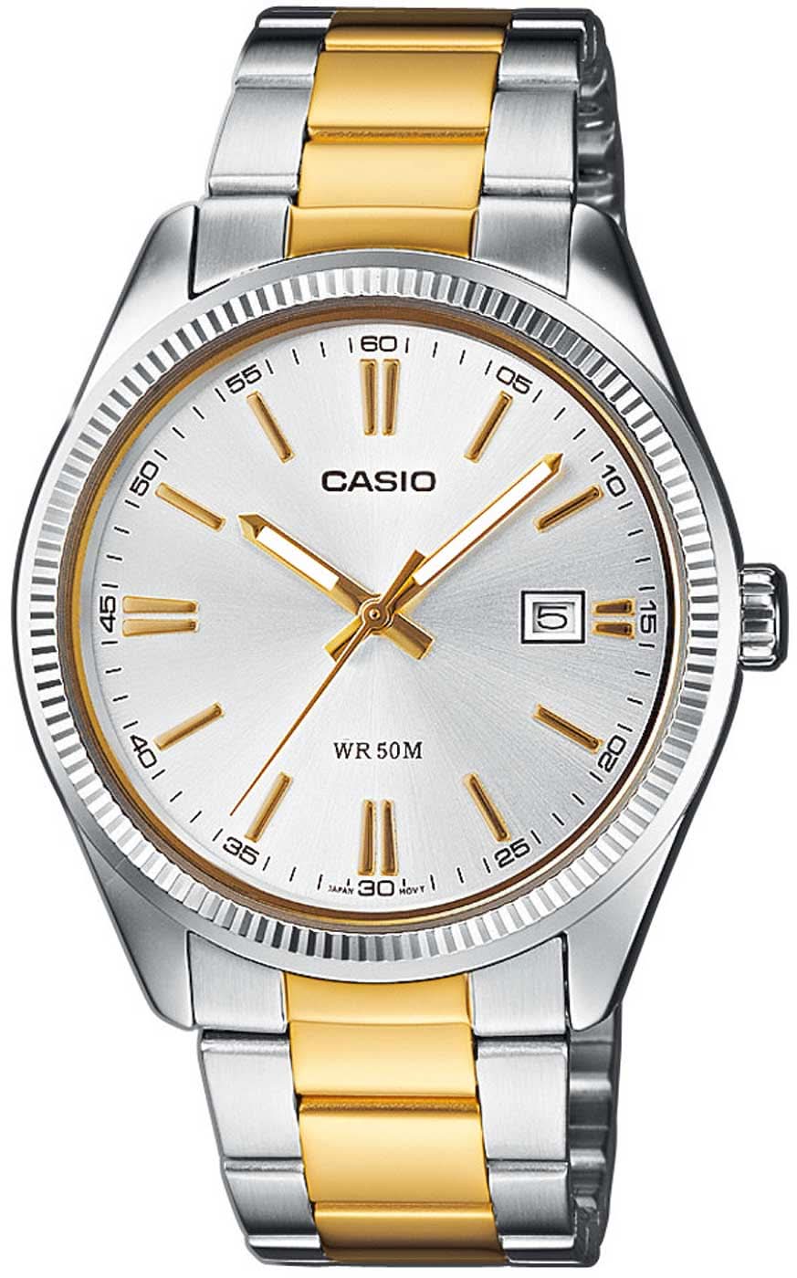 Casio MTP-1302PSG-7AVEF Men's Watch • Two-tone design • With date display