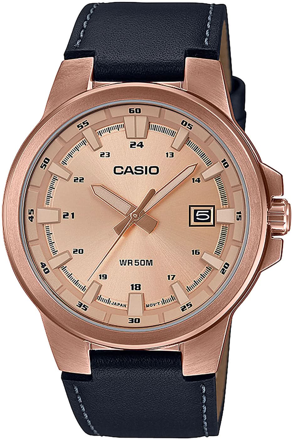 Casio MTP-E173RL-5AVEF Watch • Classic Design • Leather Strap