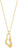 ANIA HAIE N050-01G Twisted Wave Drop Necklace
