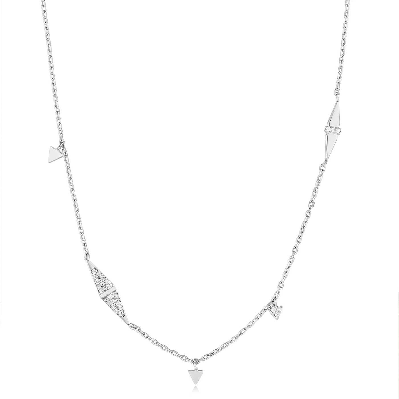 ANIA HAIE N053-06H Necklace Geometric Pendant Set with Stones