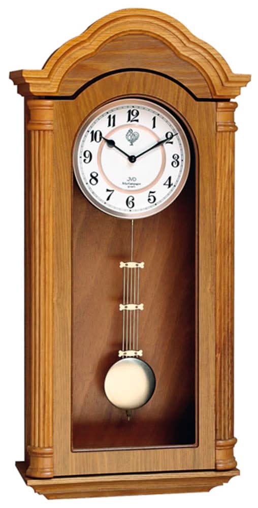 JVD Wall Clock 66x31x17 cm Wood • Classic Design • Westminster Chime