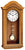 JVD Wall Clock 66x31x17 cm Wood • Classic Design • Westminster Chime