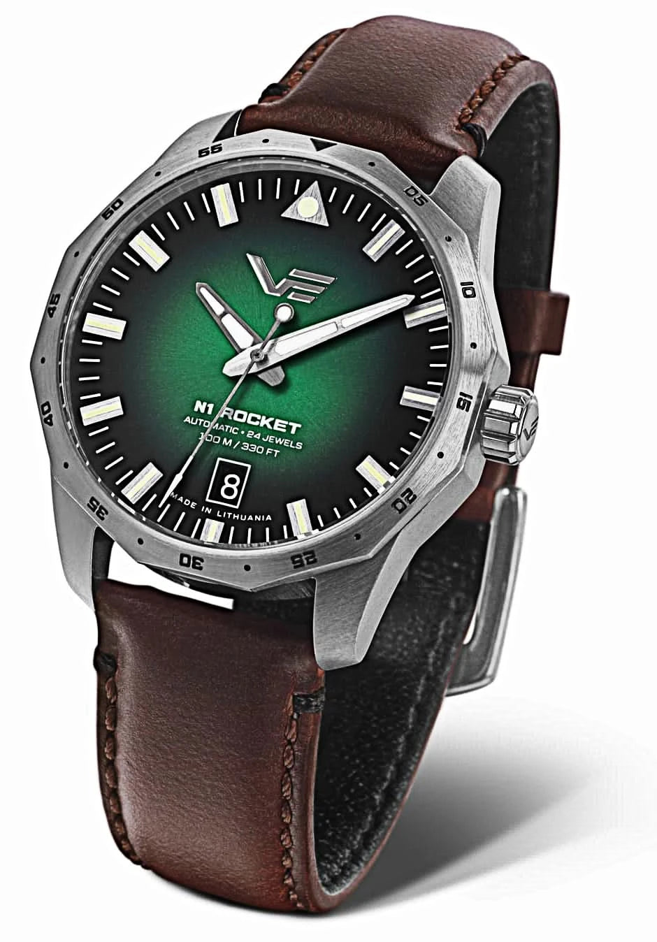 Vostok Europe N1 Rocket NH35-125A749 Men's Watch • Automatic Movement • K1 Safety Glass