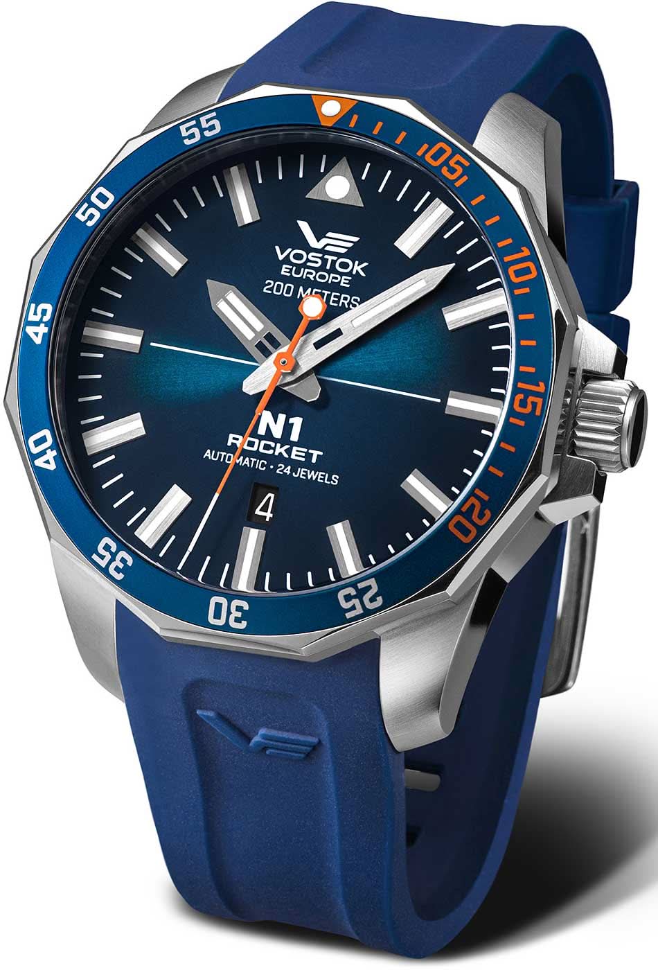 Vostok Europe N1 Rocket NH35A-225A615 Men's Watch • 200m Water Resistant • Automatic Movement