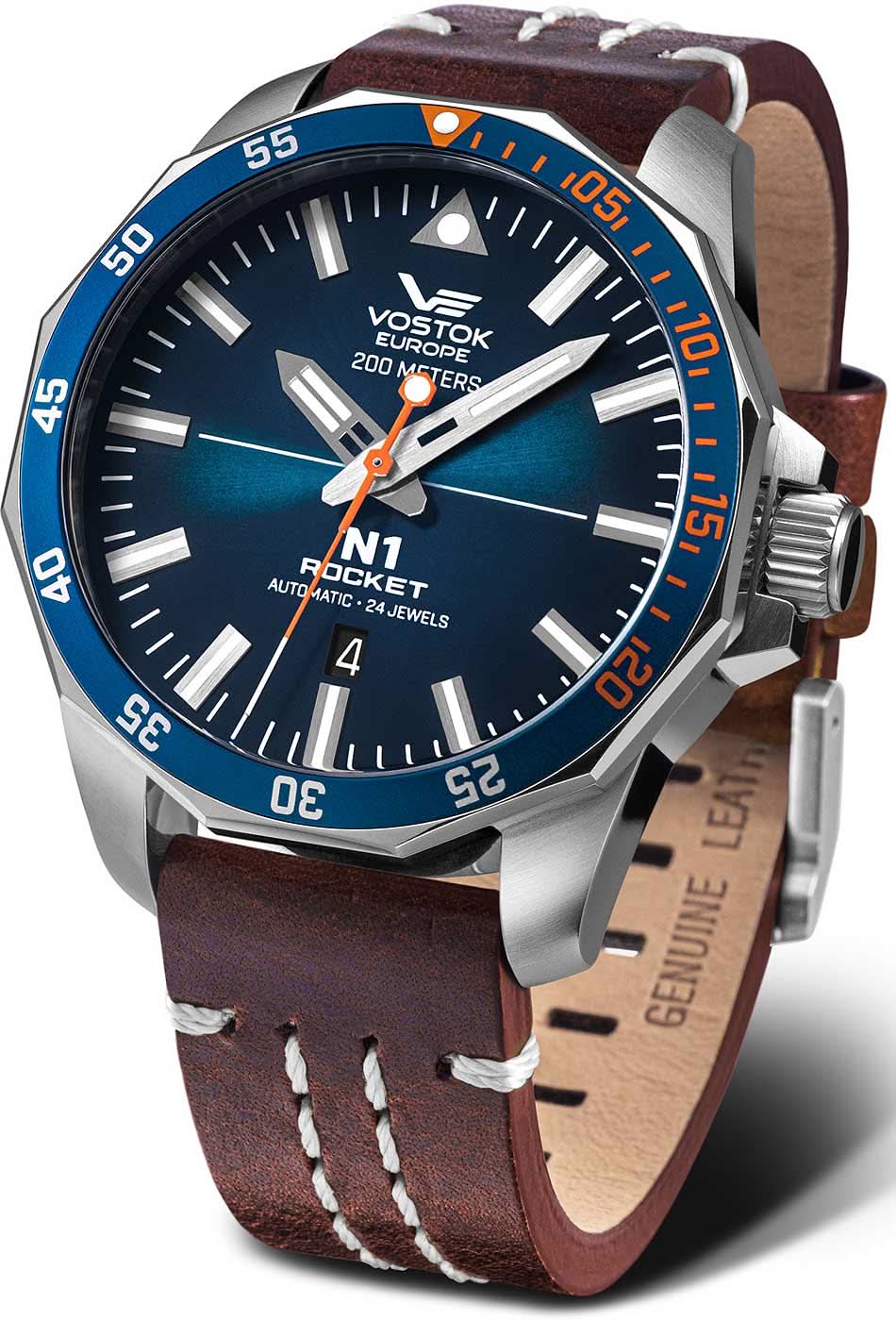 Vostok Europe N1 Rocket NH35A-225A615 Men's Watch • 20 ATM