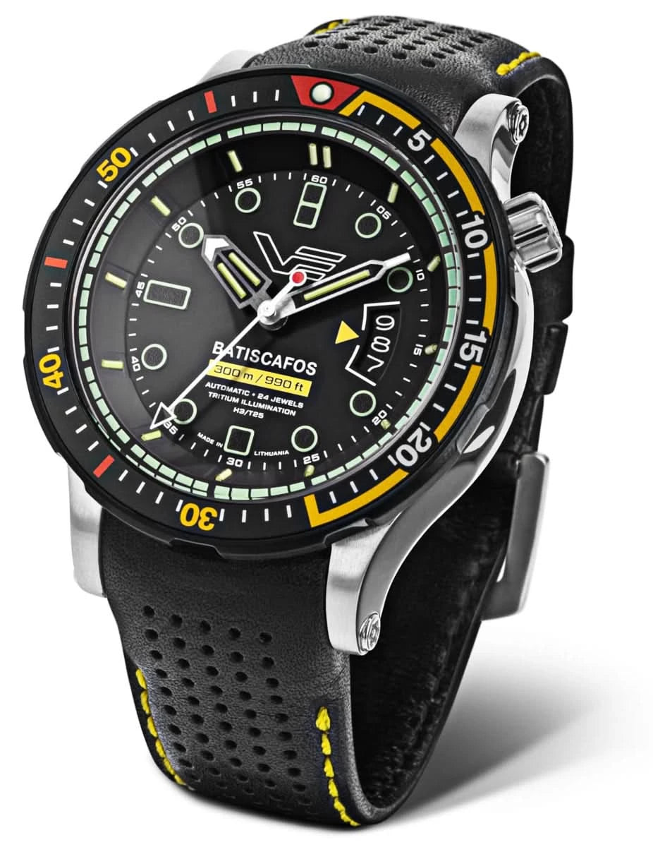 Vostok Europe Batiscafos NH35-511E767 Men's Watch • 30 ATM • Tritium GTLS