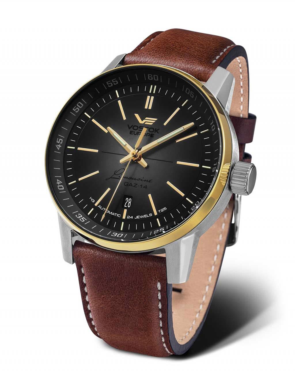 Vostok Europe Gaz-14 Limousine NH35A-565E593 Men's Watch • Tritium Illumination • Automatic Movement