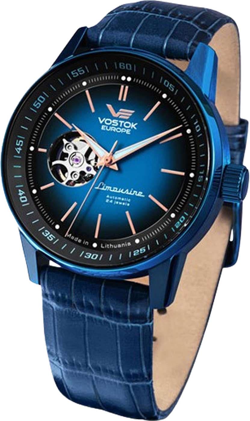 Vostok Europe Gaz-14 Limousine NH38-560D681L Men's Watch • Automatic Open Heart • K1 Safety Glass