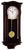 JVD Wall Clock 60x24x13 cm Wood • Radio-Controlled Movement • Pendulum Clock