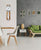 JVD Wall Clock 64x22x7 cm Wood • Silent Quartz Movement • Modern Design