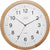 JVD Wall Clock 31 cm Ø Wood • Silent Quartz Movement • Real Wood Design