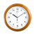 JVD Wall Clock 29.5x29.5x5 cm Wood • Silent Quartz Movement • Timeless Design