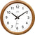 JVD Wall Clock 34x34x2.6 cm Wood • Silent Movement • Stylish Design
