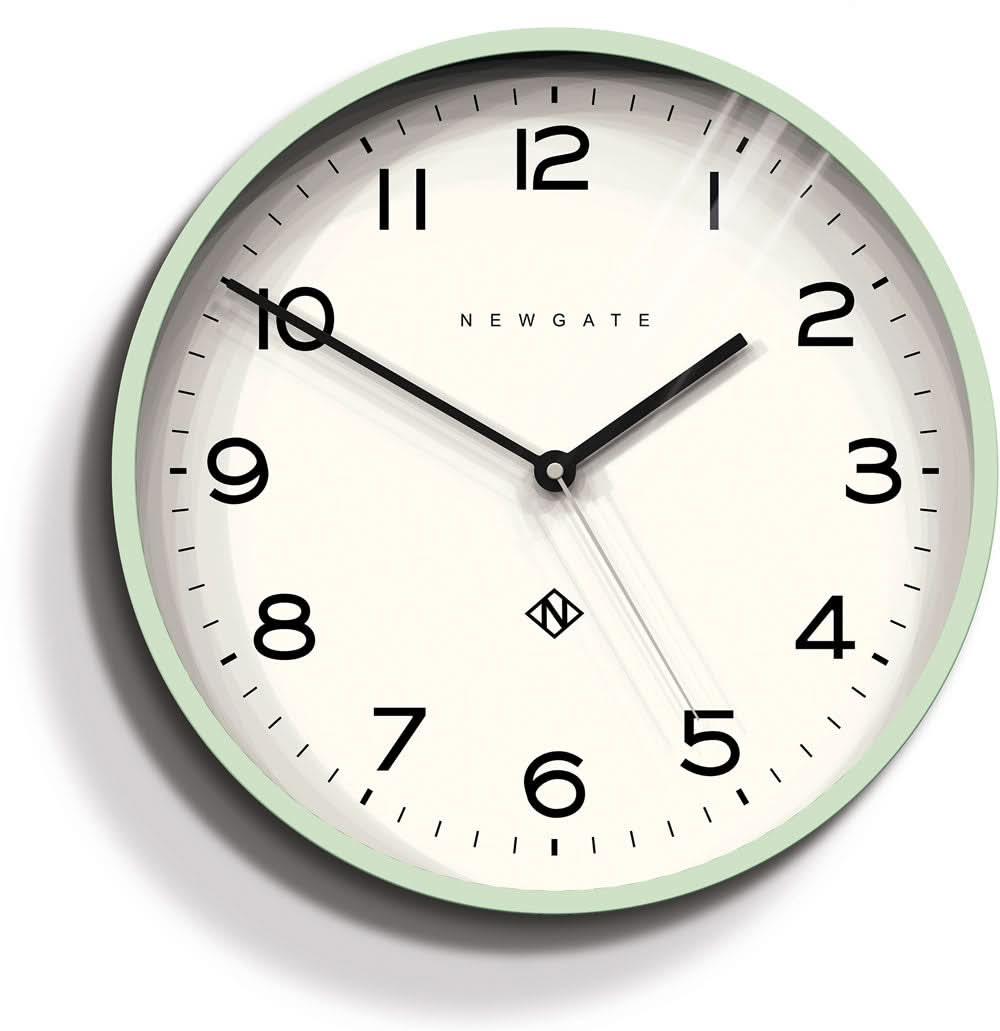Newgate Wall Clock 37 cm Ø Acrylic • Timeless Design • Quartz Movement