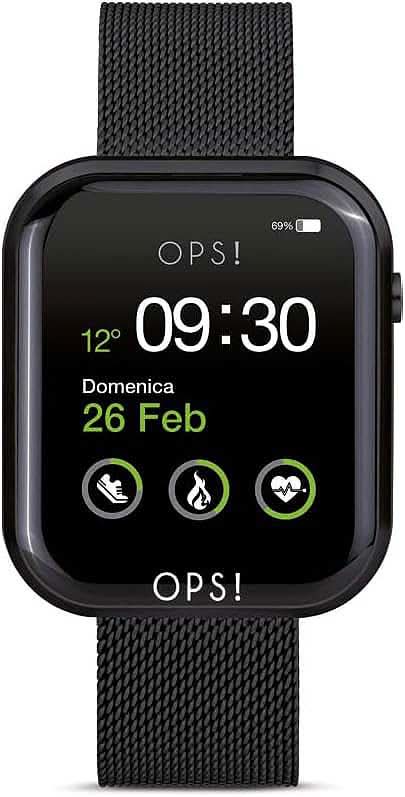 OPS! SMART CALL OPSSW-19 Unisex Smartwatch • Italian Design • Phone Function