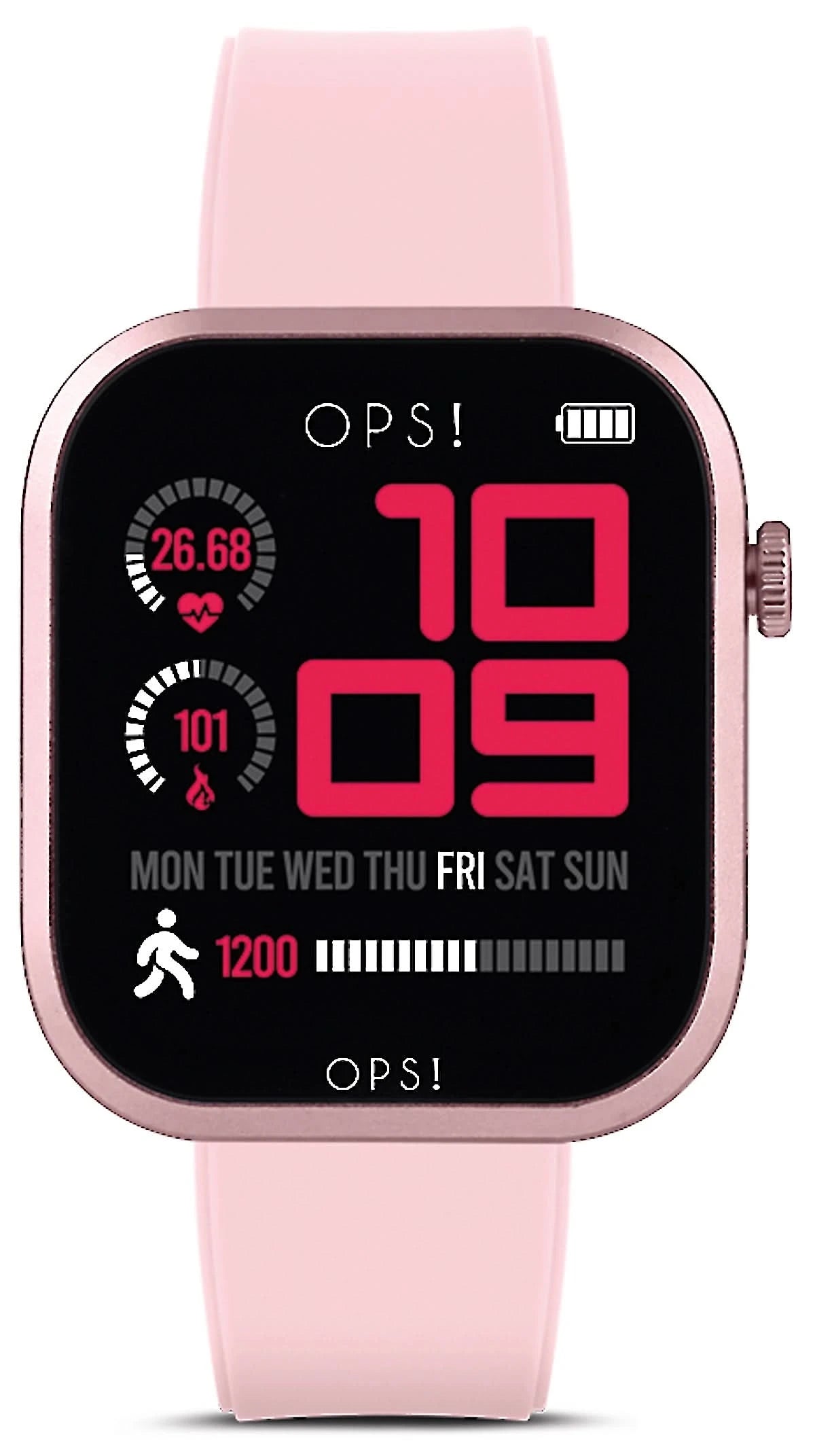 OPS! SMART CALL PRO OPSSW-55 Unisex Smartwatch • Italian Pop Design • Bluetooth Call & Fitness