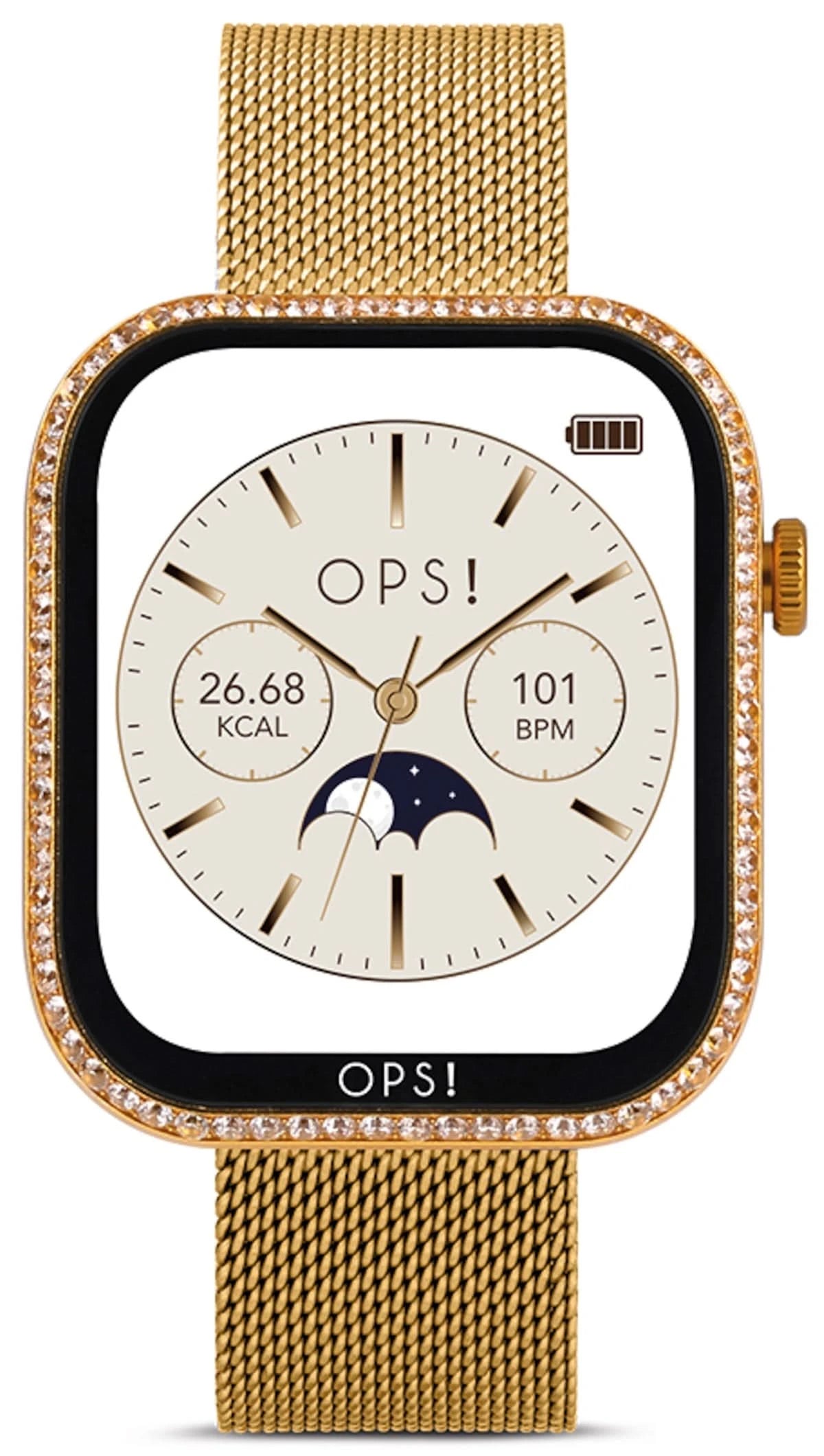 OPS! SMART Call Max OPSSW-65 Unisex Smartwatch • Italian Design • Call & Fitness Features