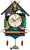 Allen Designs Wall Clock 38.1x22.86x7.62 cm Plastic • Artistic Design • Hand-Painted