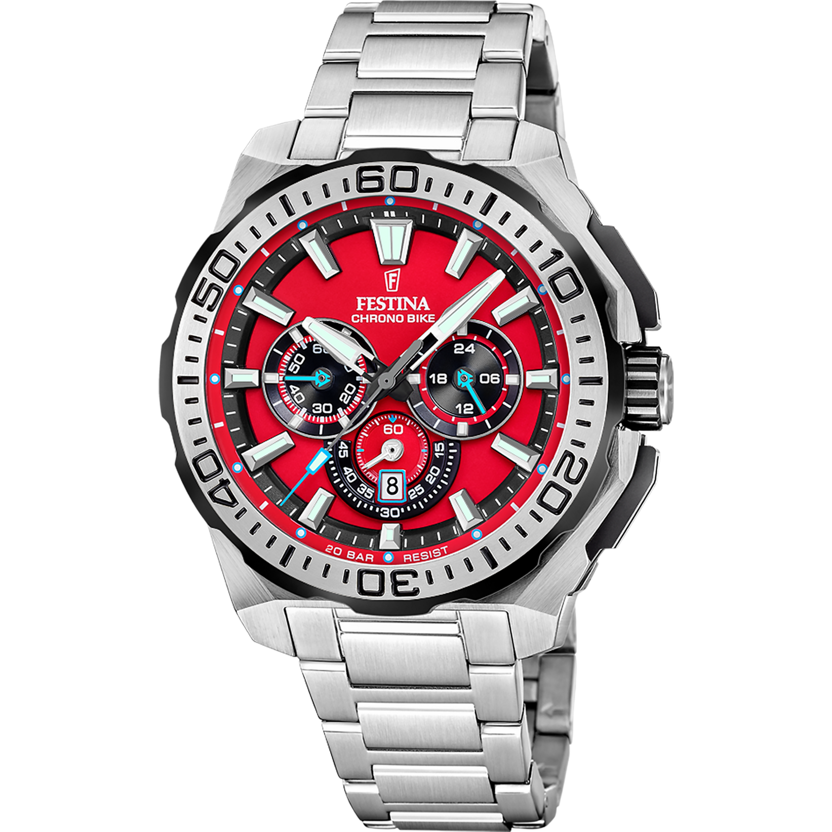 Festina Chrono Bike F20724/5 Men's Watch • Sporty Design • 20 ATM