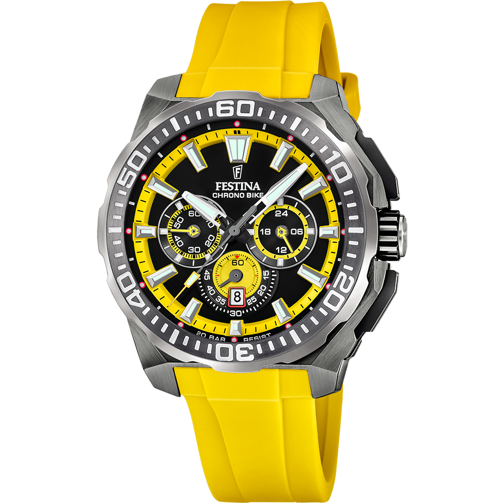 Festina Chrono Bike F20725/1 Men's Watch • 20 ATM Water Resistant • Sport Chronograph