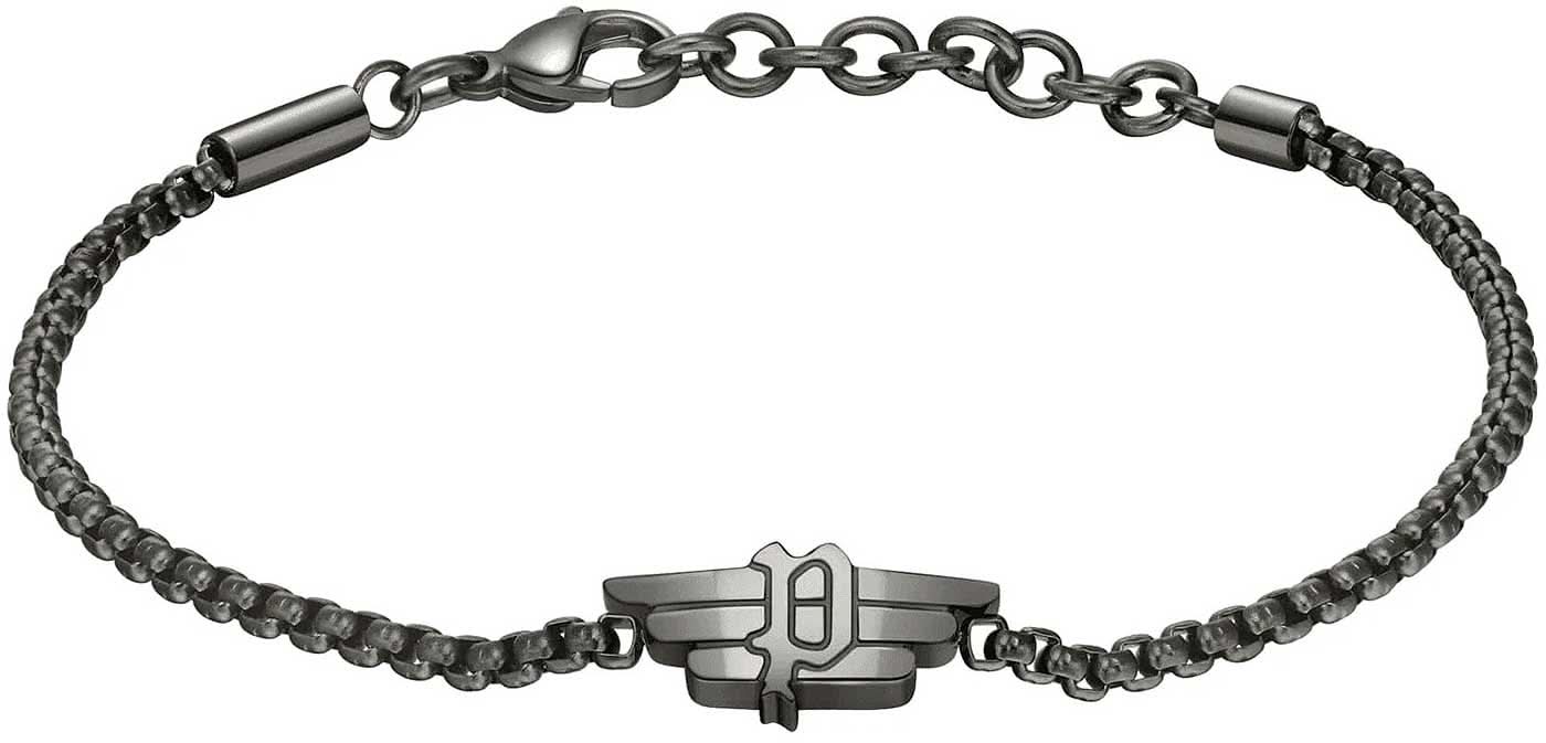REVELRY Grey Bracelet with Pendant - Police Model: PEAGB0033303