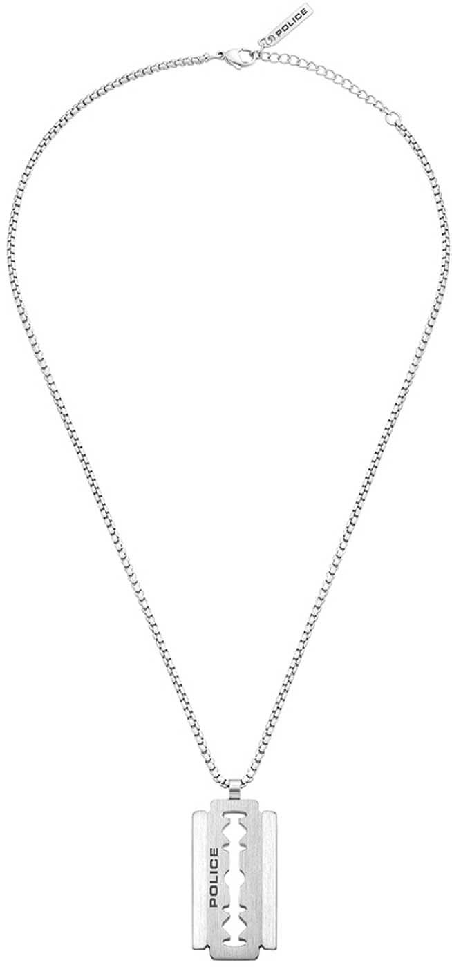 Necklace with Razor Blade Pendant - Police Model: PEAGN0005501