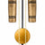 Hermle Wall Clock 62x29x21 cm Wood • Mechanical Movement • Half-hour Strike