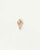 Akiro Single Earring with Gemstone - 18K Gold Plating