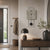 AMS Design W7503 Wall Clock • Concrete Look • Quartz Pendulum Movement