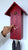Rombach & Haas Classic SLM3-3 Wall Clock Red • Mechanical 8-Day Movement • Hand-Carved Cuckoo